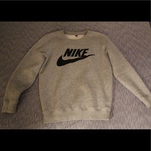Grey Nike sweatshirt
